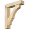 Ekena Millwork Balboa Block Rough Sawn Bracket w/ Offset Brace, Douglas Fir, 6"W x 26"D x 30"H BKT0604X26X30BOA05RDF - alternate 1